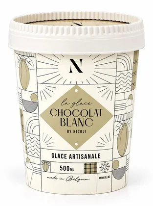 Pot 500 ml Chocolat blanc