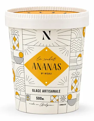 Pot 500 ml Ananas