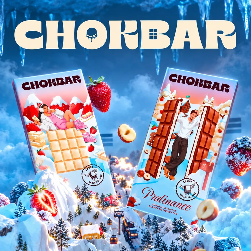 Tablettes glacées produites dans notre atelier
