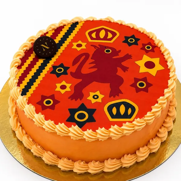 Gâteau glacé sur mesure : Aux couleurs de Liège
